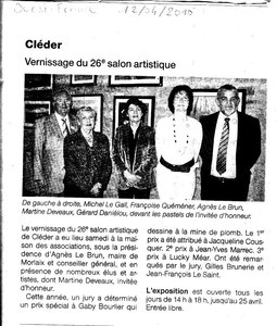 Vernissage de Cléder