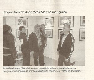 vernissage de l'exposition de Scaër: 2009